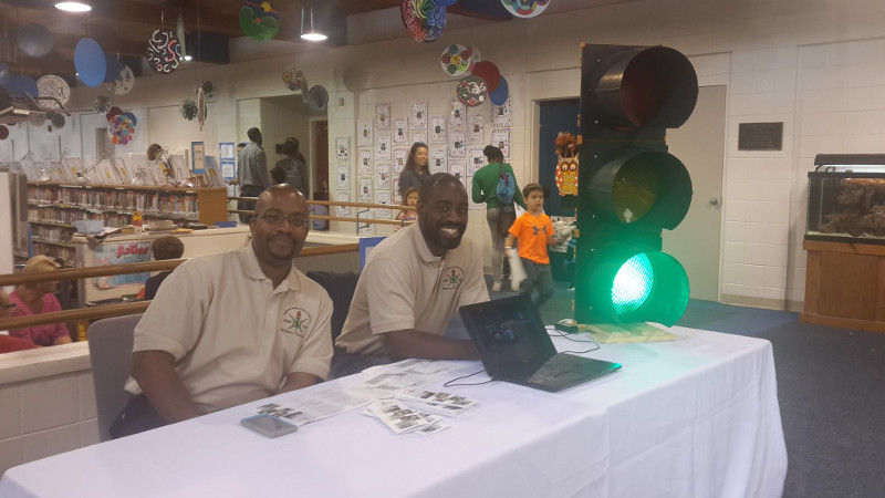 NSBE-MP Members at STEAMFest at Montgomery Academy